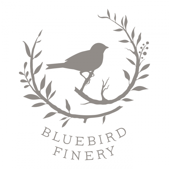 Bluebird Finery logo; © Jacquelyn Arends
