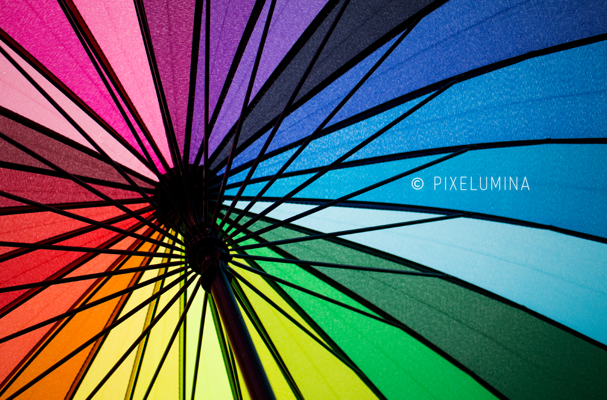 Rainbow Umbrella; © Pixelumina